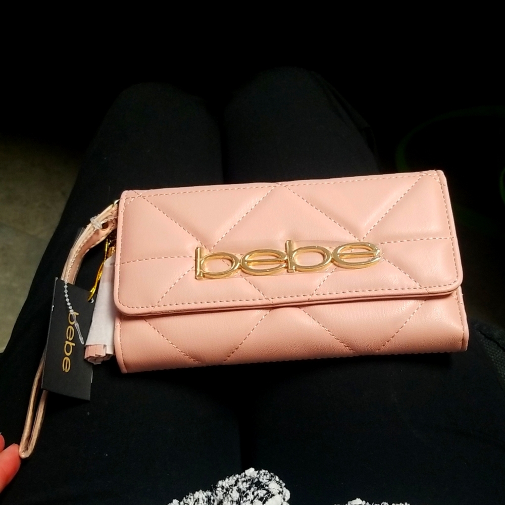 NWT Bebe Pink Wallet